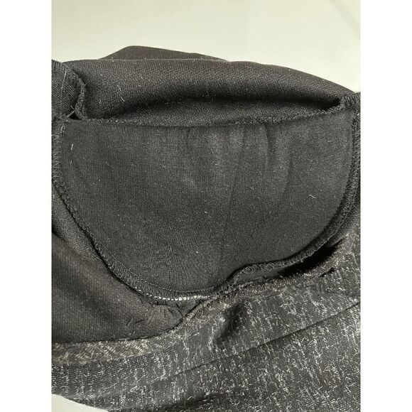 Adrienne Vittadini Womens Tunic Long Sleeve Mini Dress Black Mable Sz 8 - Picture 7 of 9